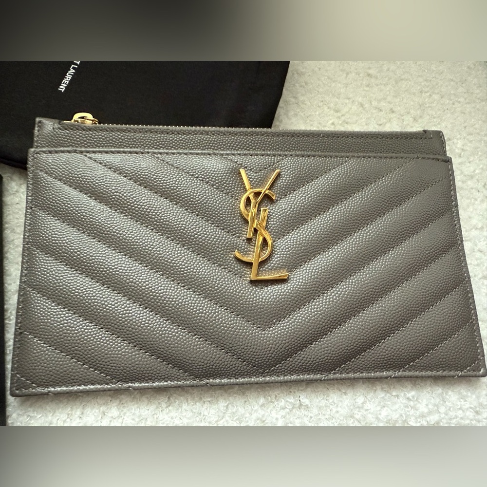 Saint Laurent (YSL) Pouch Monogram Fog